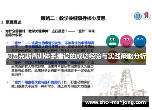 阿贾克斯青训体系建设的成功经验与实践策略分析